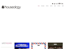 Tablet Screenshot of houseologylabel.com
